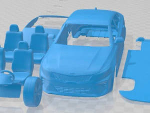 Kia Optima 2019 Printable Car 3D Print Model