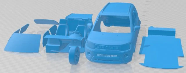 Suzuki Ignis 2021 Printable Car 3D Print Model .c4d .max .obj .3ds .fbx .stl .blend 