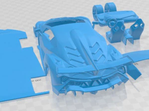 Veneno 2013 Printable Car 3D Print Model