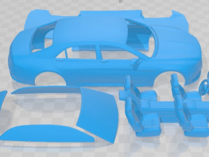 Lincoln Continental 2017 Printable Car Model Cetak 3D