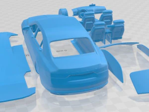 Lincoln Continental 2017 Printable Car 3D Print Model