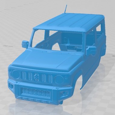 Suzuki Jimny XC Long Wheelbase 2022 Printable Body Car 3D प्रिंट मॉडल .c4d .max .obj .3ds .fbx .stl .blend 