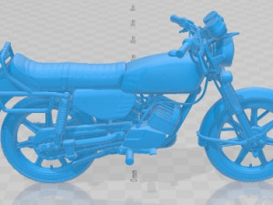 Hercules Supra 4GP 1979 Printable Motorbike 3D-Druckmodell