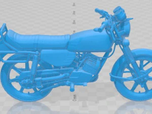 Hercules Supra 4GP 1979 Printable Motorbike 3D Print Model