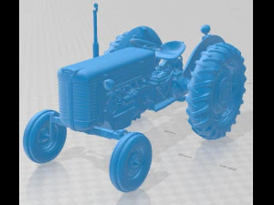 Trator imprim&iacute;vel Massey Ferguson Modelo de Impressão 3D