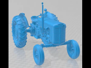 Massey Ferguson Printable Tractor 3D Print Model