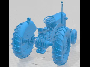 Massey Ferguson Printable Tractor 3D Print Model