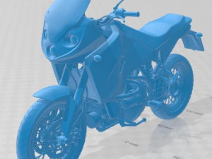 Track T 800CDI 2012 Yazdırılabilir Motosiklet 3D Baskı Modeli