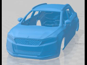 DS 6 2017 Printable Body Car 3D Print Model