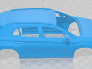 DS 6 2017 Printable Body Car 3D प्रिंट मॉडल