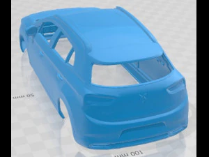DS 6 2017 Printable Body Car 3D Print Model