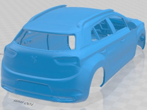DS 6 2017 Printable Body Car 3D प्रिंट मॉडल