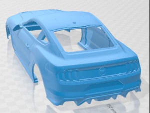 Mustang GT 2020 Printable Body Car 3D Print Model