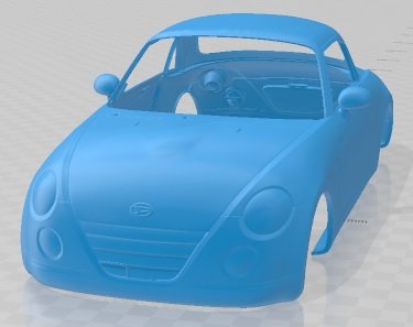 Daihatsu Copen 2001 Printable Body Car 3D Принт Модель .c4d .max .obj .3ds .fbx .stl .blend