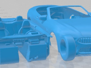 M8 Competition Cabrio 2020 Printable Car Modello di stampa 3D