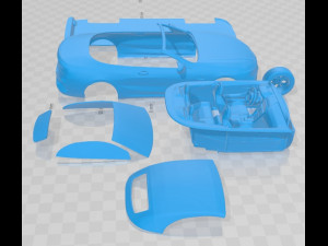 M8 Competition Cabrio 2020 Printable Car Modello di stampa 3D
