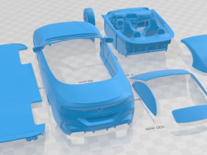 M8 Competition Cabrio 2020 Printable Car Modello di stampa 3D