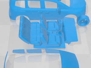 Mercedes Benz T Class Printable Van Modelo de Impressão 3D