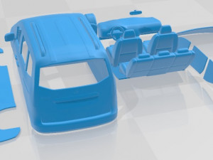 Mercedes Benz T Class Printable Van Modelo de Impressão 3D