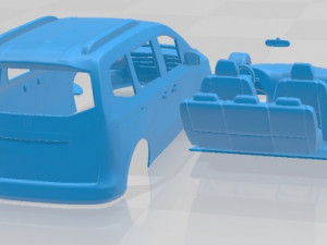 Mercedes Benz T Class Printable Van Modelo de Impressão 3D