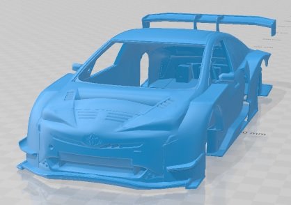 Toyota Prius GT 300 Printable Body Car 3Dプリントモデル .c4d .max .obj .3ds .fbx .stl .blend 