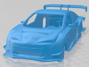 Toyota Prius GT 300 Printable Body Car Modello di stampa 3D