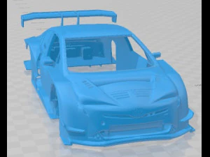 Toyota Prius GT 300 Printable Body Car 3D Print Model