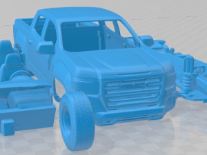 GMC Canyon 2021 Long Printable Car 3D Druckmodell