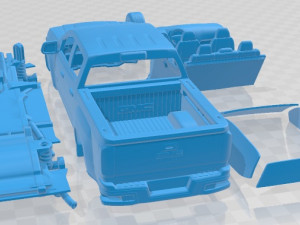 GMC Canyon 2021 Long Printable Car 3D Druckmodell