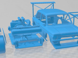 Hillman Imp Boss 308 Printable Car 3D Print Model