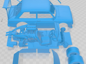 Hillman Imp Boss 308 Printable Car 3D Print Model