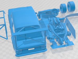Hillman Imp Boss 308 Printable Car 3D Print Model