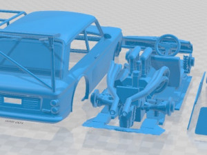 Hillman Imp Boss 308 Printable Car 3D Print Model
