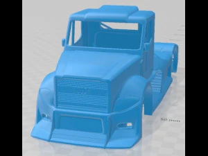 Caminhão de carroceria imprimível DMG Colossus Race Modelo de Impressão 3D