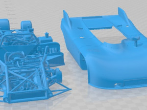 Porsche 908-03 Printable Car 3D 프린트 모델