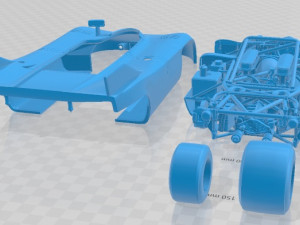 Porsche 908-03 Printable Car 3D 프린트 모델