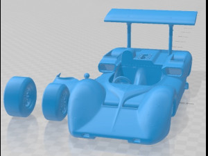 Chaparral 2E Printable Car Modèles 3D en vedette