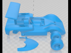 Chaparral 2E Printable Car 3D प्रिंट मॉडल