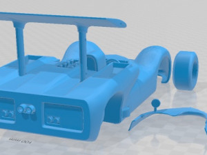 Chaparral 2E Printable Car 3D प्रिंट मॉडल