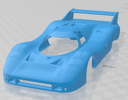 Porsche 917 LH 1971 Printable Body Car 3D Print Model .c4d .max .obj .3ds .fbx .stl .blend