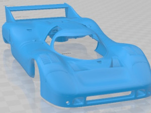 Porsche 917 LH 1971 Printable Body Car 3D प्रिंट मॉडल