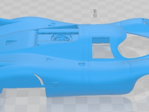 Porsche 917 LH 1971 Printable Body Car 3D प्रिंट मॉडल