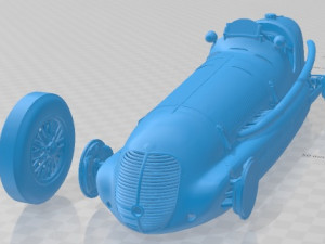 Maserati 8CTF 1939 Printable Car 3D प्रिंट मॉडल