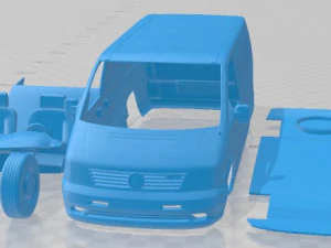 Mercedes Benz Vito W638 PanelVan 1996 Furgoneta imprimible Modelo de impresión 3D