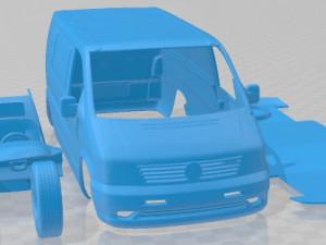 Mercedes Benz Vito W638 PanelVan 1996 Printable Van 3D Baskı Modeli
