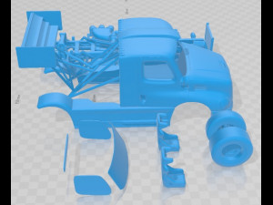 Freightliner Race Truck Printable 3D Принт Модель