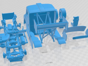 Freightliner Race Truck Printable 3D Принт Модель