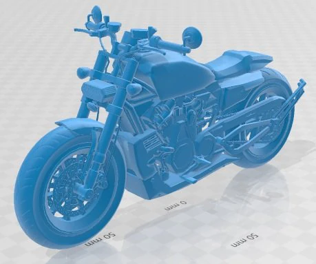Harley Davidson Sportster S 2021 Printable Motorbike 3D Print Model .c4d .max .obj .3ds .fbx .stl .blend 