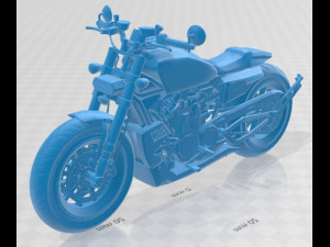 Harley Davidson Sportster S 2021 Printable Motorbike 3D Print Model