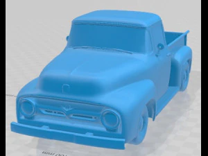 F 100 1956 Printable Car 3D Print Model